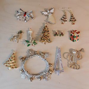 Vintage Christmas Jewlery